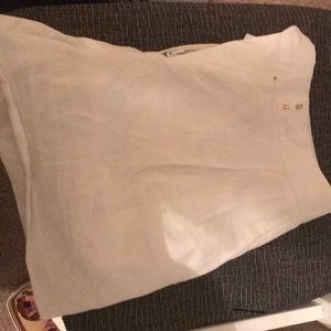 MK WHITE LINEN SHORTS SIZE 6